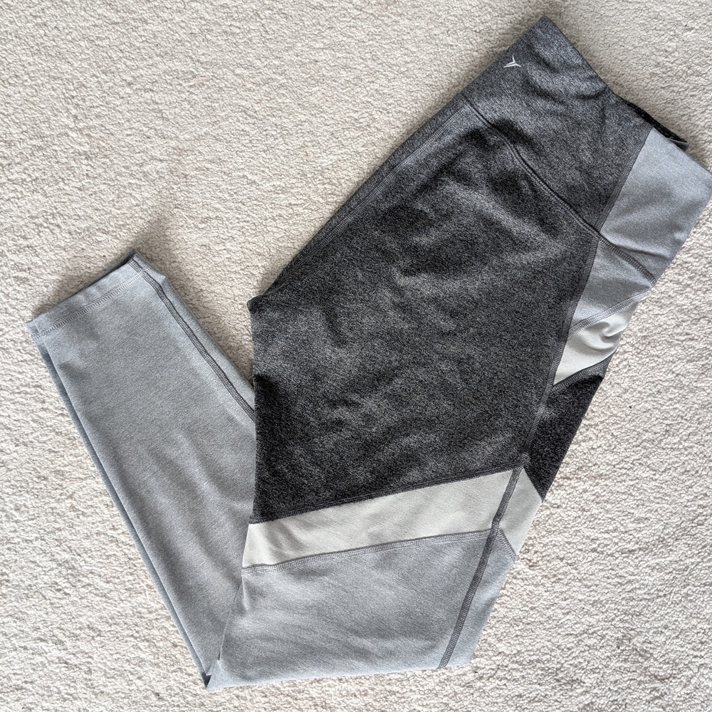 XL Old Navy Go Dry Grey Compression Yoga Pants